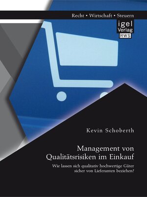 cover image of Management von Qualitätsrisiken im Einkauf